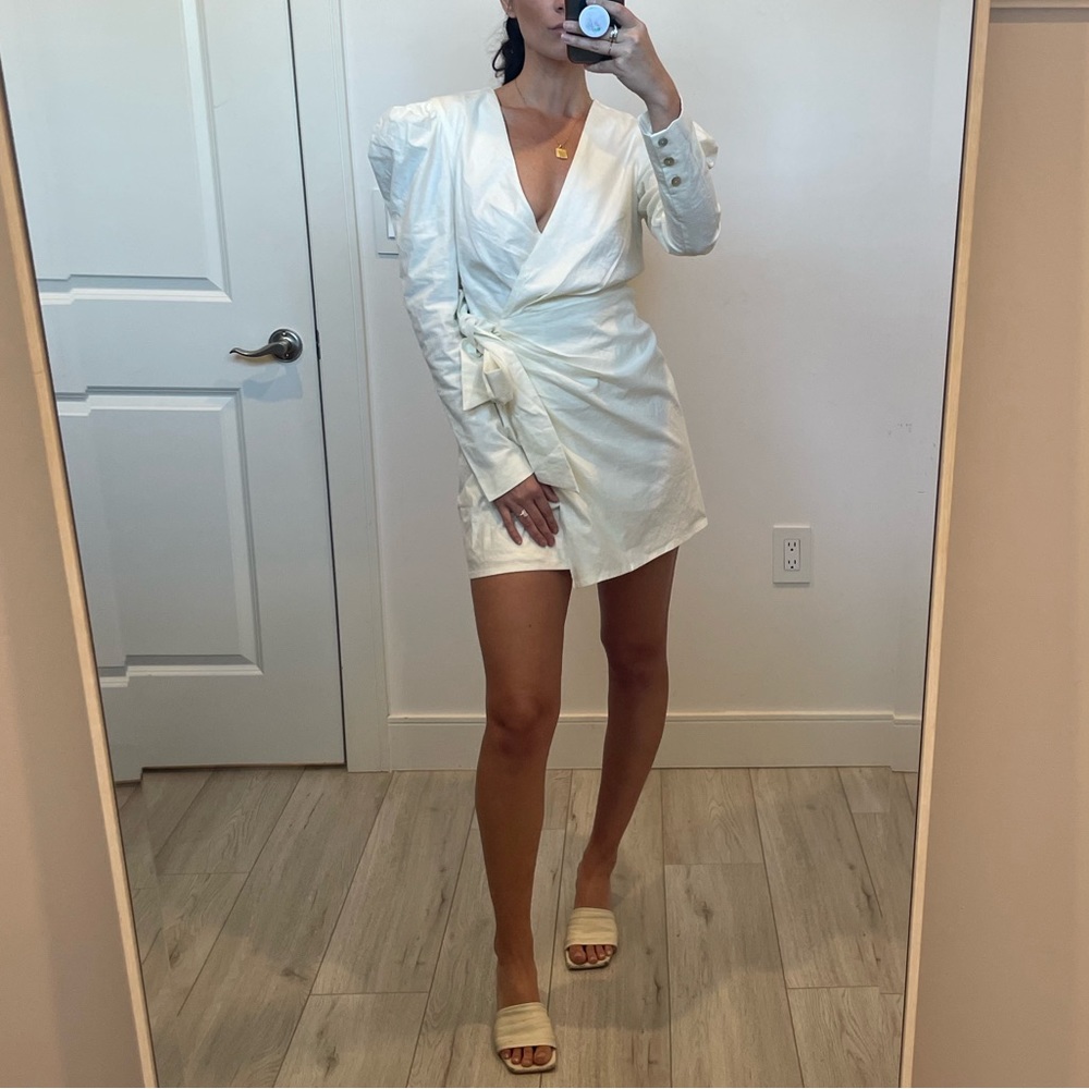 NWT LPA Revolve Linen Dress - Picture 5 of 16